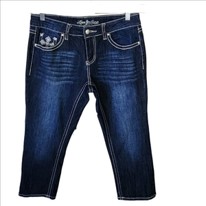 LOVE INDIGO JEAN CAPRI